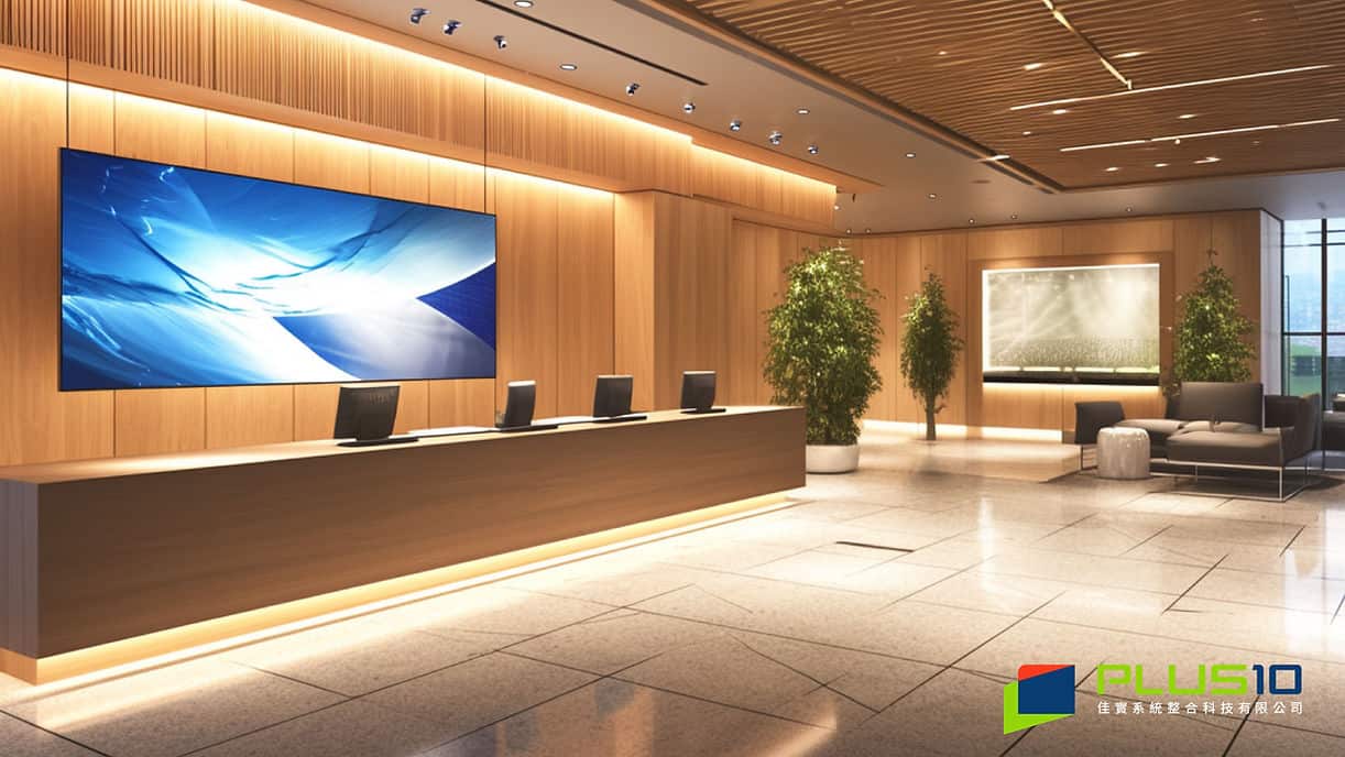 LED電視牆 - 3D渲染示意圖