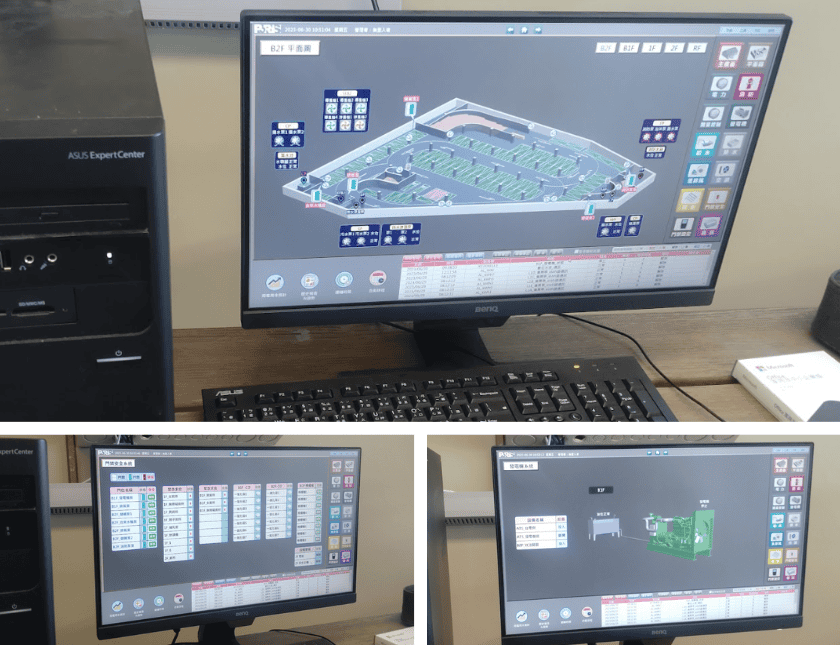 中央監控系統畫面