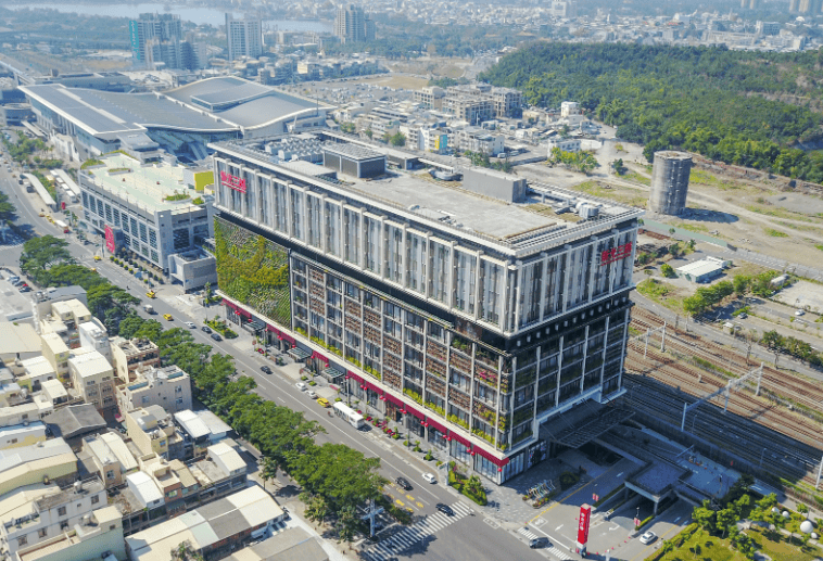 新光三越左營店鳥瞰圖